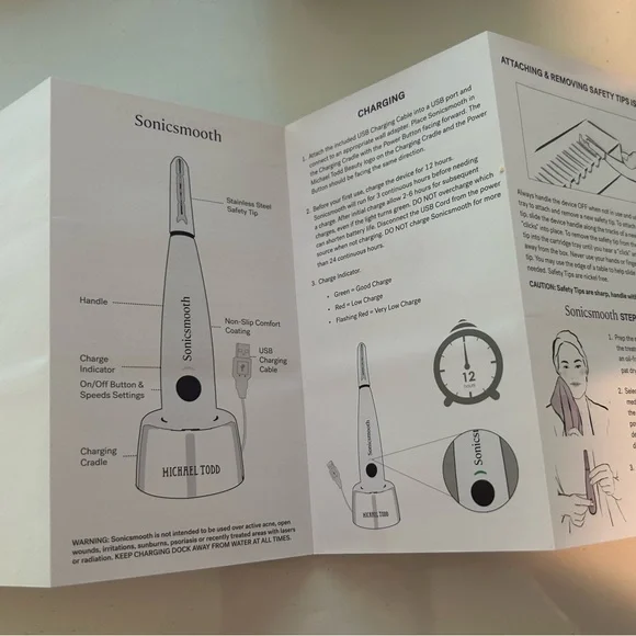 Michael Todd Sonicsmooth Dermaplaning Tool - Purple - Picture 4 of 8